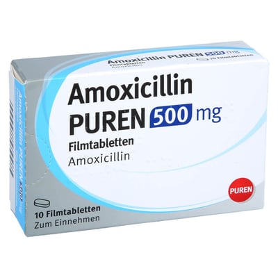 Amoxicillin PUREN 500 mg Produktbild 1