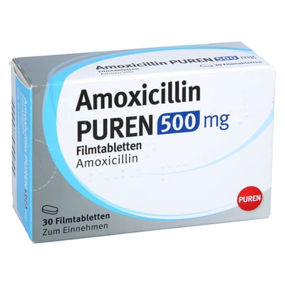 Amoxicillin PUREN 500 mg Produktbild 1
