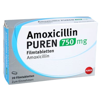 Amoxicillin PUREN 750 mg