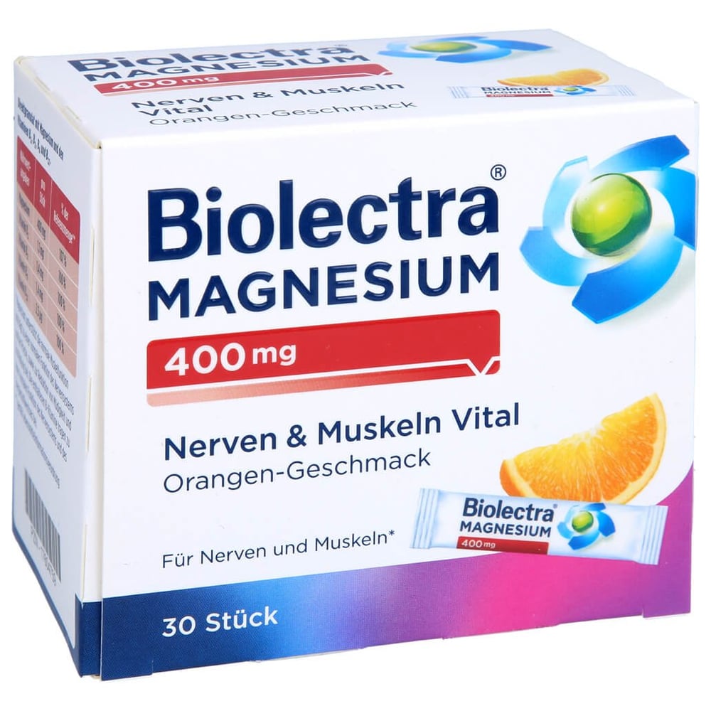 Biolectra MAGNESIUM 400mg Nerven & Muskeln Vital