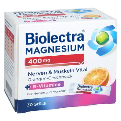 Biolectra MAGNESIUM 400mg Nerven & Muskeln Vital
