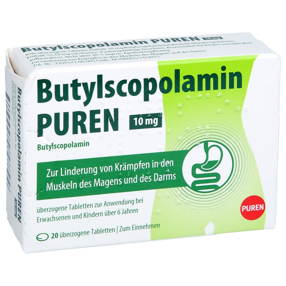 Butylscopolamin PUREN 10 mg