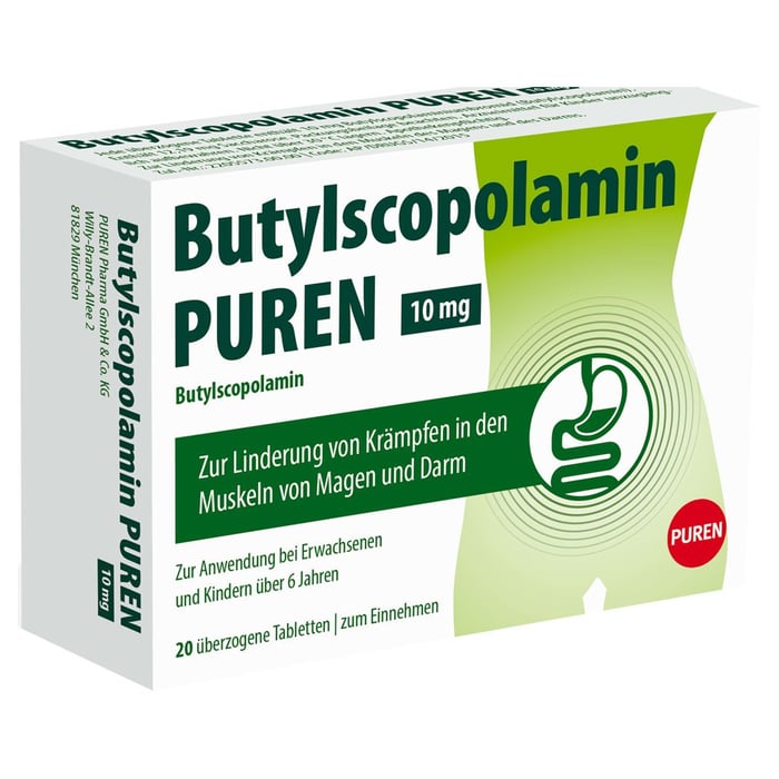 Butylscopolamin PUREN 10mg