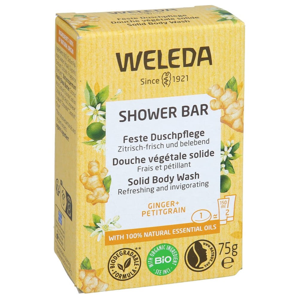 Weleda feste Duschpflege Ginger+Petitgrain