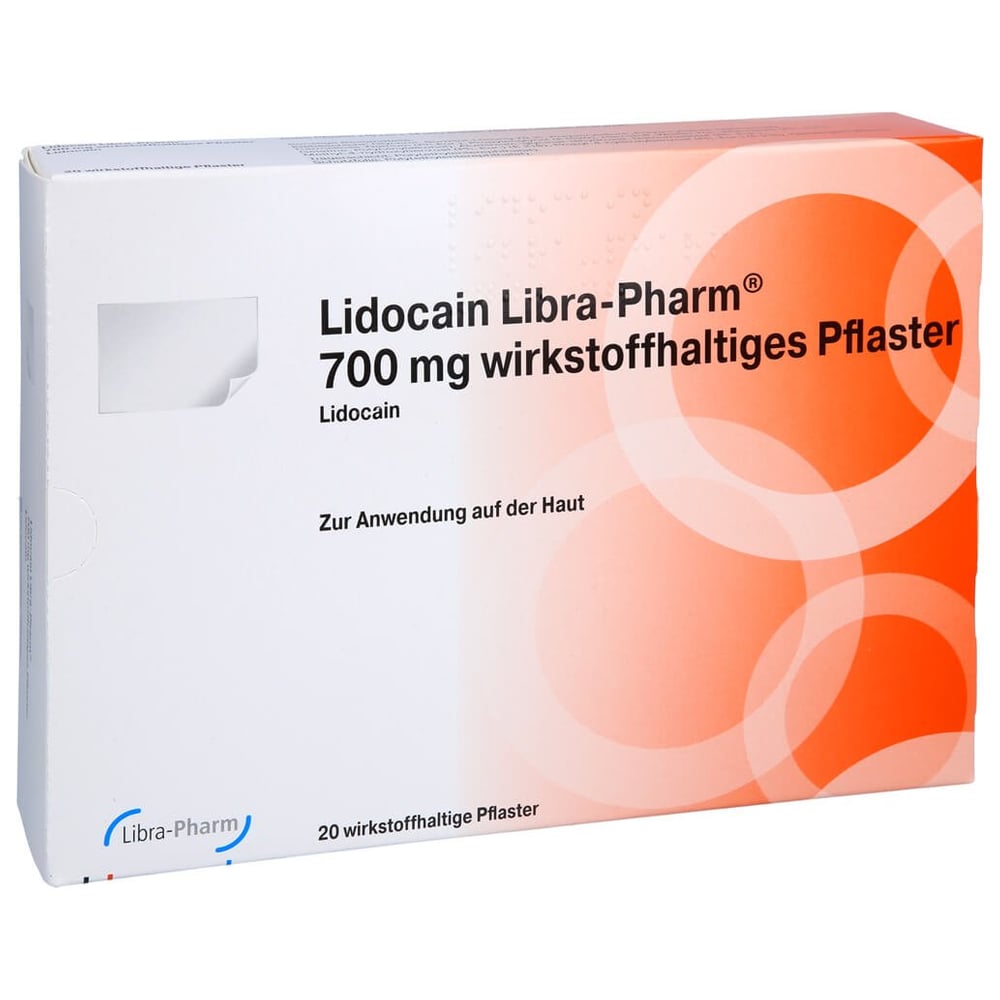 Lidocain Libra-Pharm 700 mg wirkstoffh. Pflaster