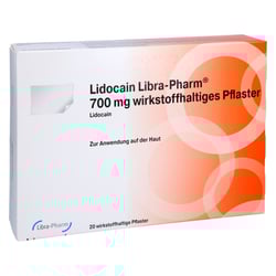 Lidocain Libra-Pharm 700 mg wirkstoffh. Pflaster