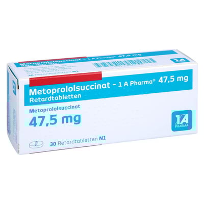 Metoprololsuccinat - 1 A Pharma 47.5 mg Retardtab