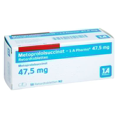 Metoprololsuccinat - 1 A Pharma 47.5 mg Retardtab
