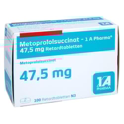 Metoprololsuccinat - 1 A Pharma 47.5 mg Retardtab