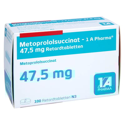 Metoprololsuccinat - 1 A Pharma 47.5 mg Retardtab