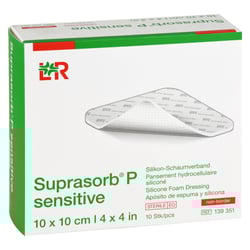 Suprasorb P sensitive PU-Schaumv.non-bor.10x10cm