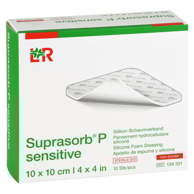Suprasorb P sensitive PU-Schaumv.non-bor.10x10cm