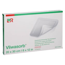 Vliwasorb superabsorb.Saugkomp.steril 20x30 cm