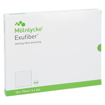 Exufiber 15x15 cm Gel Faser Produktbild 1