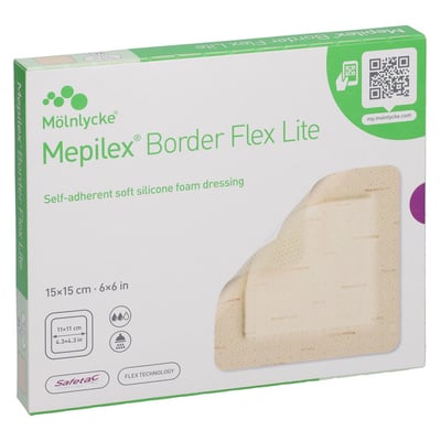 Mepilex Border Flex Lite Schaumverband 15x15 cm Produktbild 1