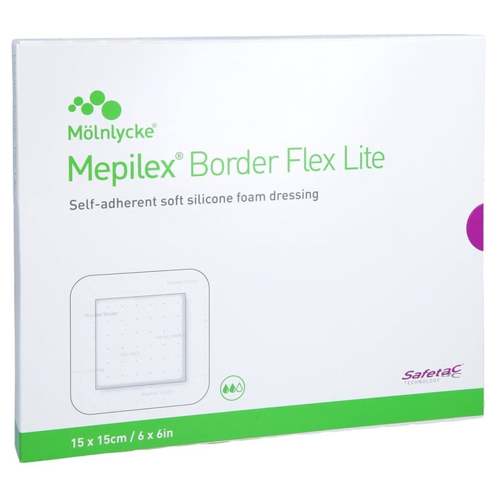 Mepilex Border Flex Lite Schaumverband 15x15 cm