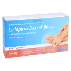 Ciclopirox Dexcel 80 mg/g