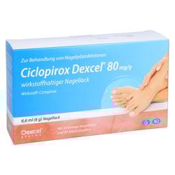 Ciclopirox Dexcel 80 mg/g