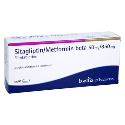 Sitagliptin/Metformin beta 50 mg/850 mg