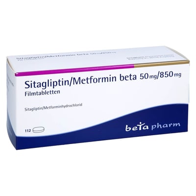 Sitagliptin/Metformin beta 50 mg/850 mg