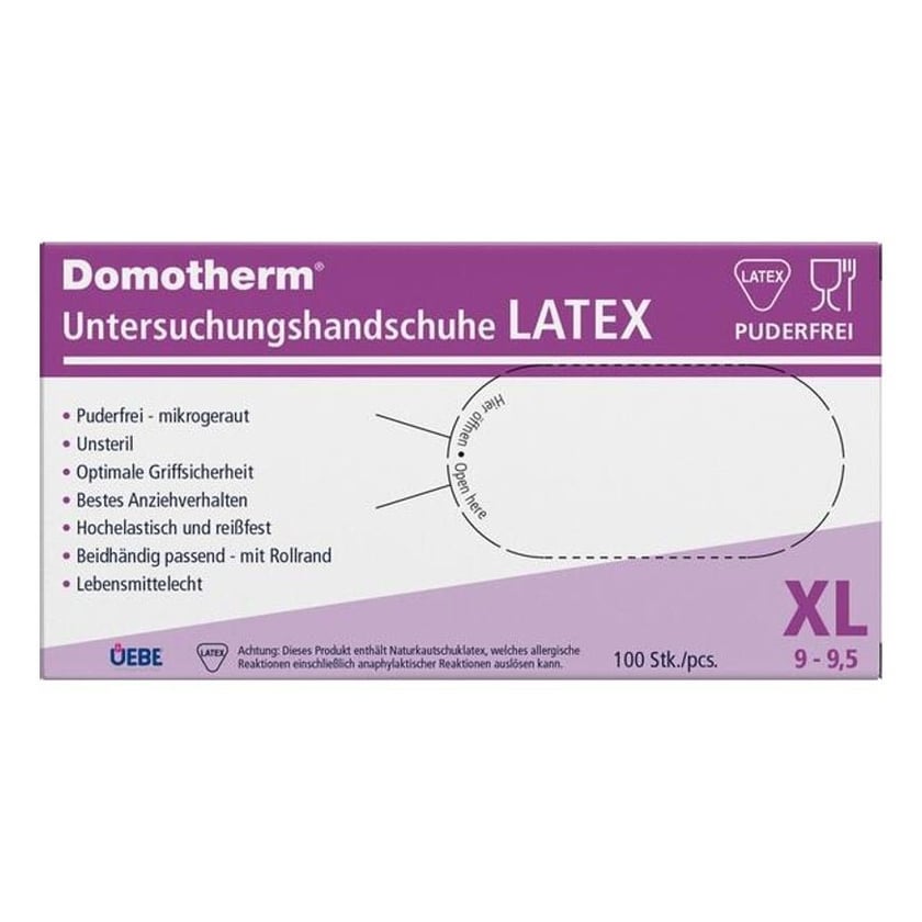 Domotherm Untersuchungshandschuhe Latex XL