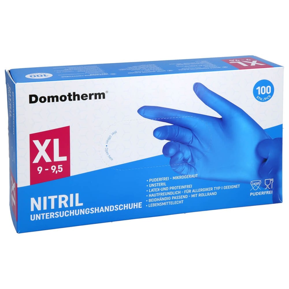 Domotherm Untersuchungshandschuhe Nitril XL