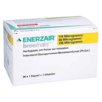 Enerzair Breezhaler 114ug/46ug/136ug Hkp.P.Inh.