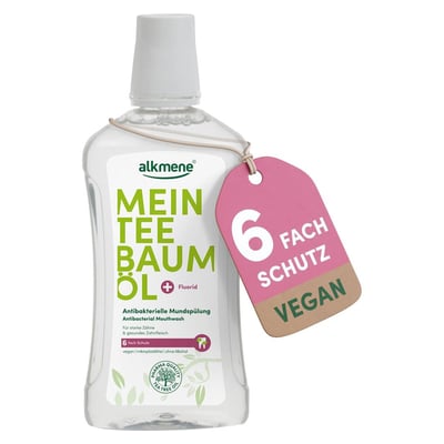 Alkmene Mein Teebaumöl Antibakterielle Mundspülung Produktbild 1