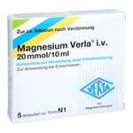 Magnesium Verla i.v. 20 mmol/10 ml