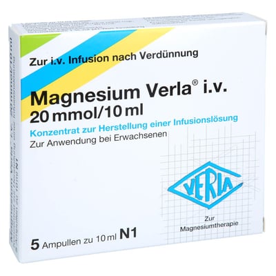 Magnesium Verla i.v. 20 mmol/10 ml