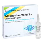 Magnesium Verla i.v. 20 mmol/10 ml