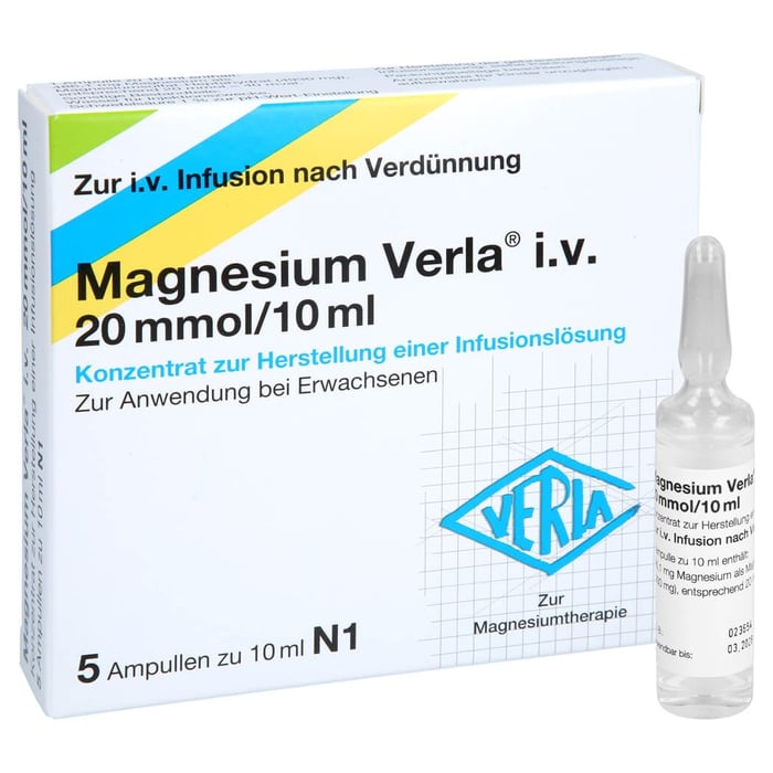 Magnesium Verla i.v. 20mmol/10ml