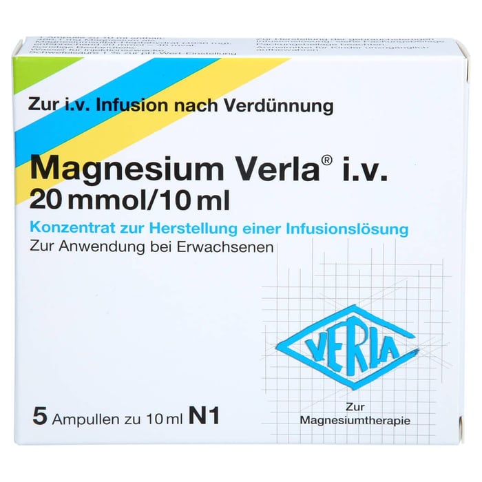 Magnesium Verla i.v. 20mmol/10ml