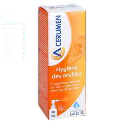 A Cerumen Spray Ohrenhygiene