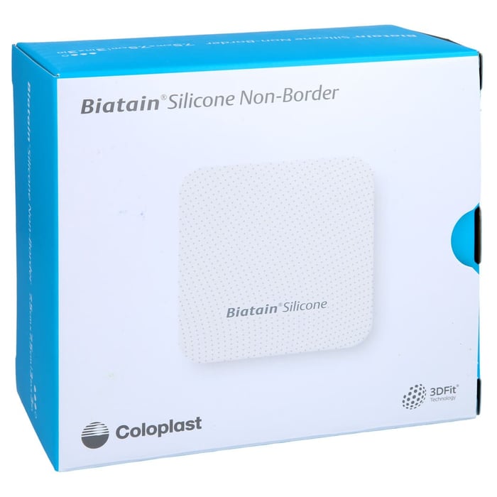 Biatain Silicone Non-Border Schaumverb.7,5x7,5 cm