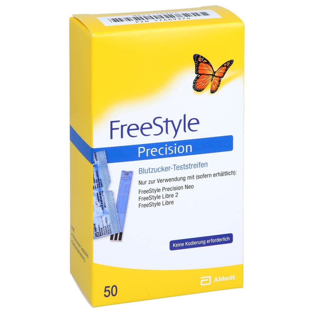 Freestyle Precision Blutzucker Teststr.o.Codierung