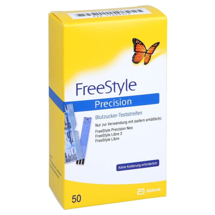 Freestyle Precision Blutzucker Teststr.o.Codierung
