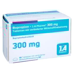 Bupropion - 1 A Pharma 300 mg Tab.m.verän.Ws.-Frs.