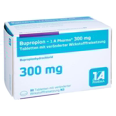 Bupropion - 1 A Pharma 300 mg Tab.m.verän.Ws.-Frs.