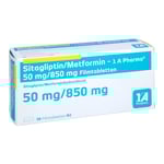 Sitagliptin/Metformin-1A Pharma 50 mg/850 mg