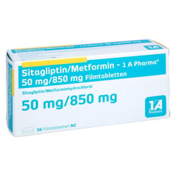 Sitagliptin/Metformin-1A Pharma 50 mg/850 mg