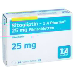 Sitagliptin - 1 A Pharma 25 mg Filmtabletten