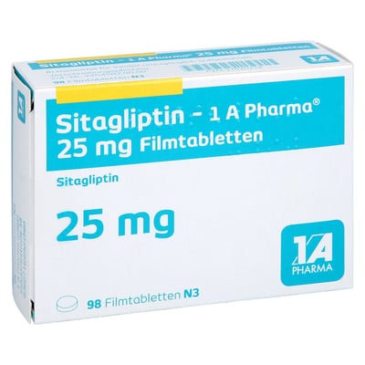 Sitagliptin - 1 A Pharma 25 mg Filmtabletten