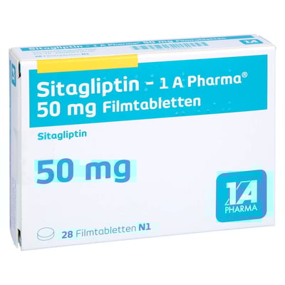 Sitagliptin - 1 A Pharma 50 mg Filmtabletten