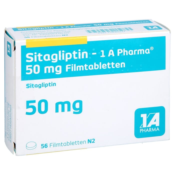 Sitagliptin - 1 A Pharma 50 mg Filmtabletten