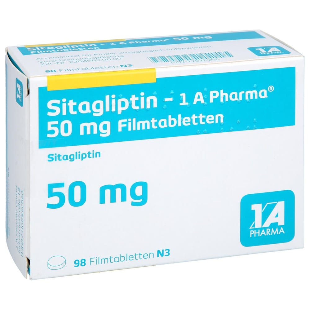 Sitagliptin - 1 A Pharma 50 mg Filmtabletten