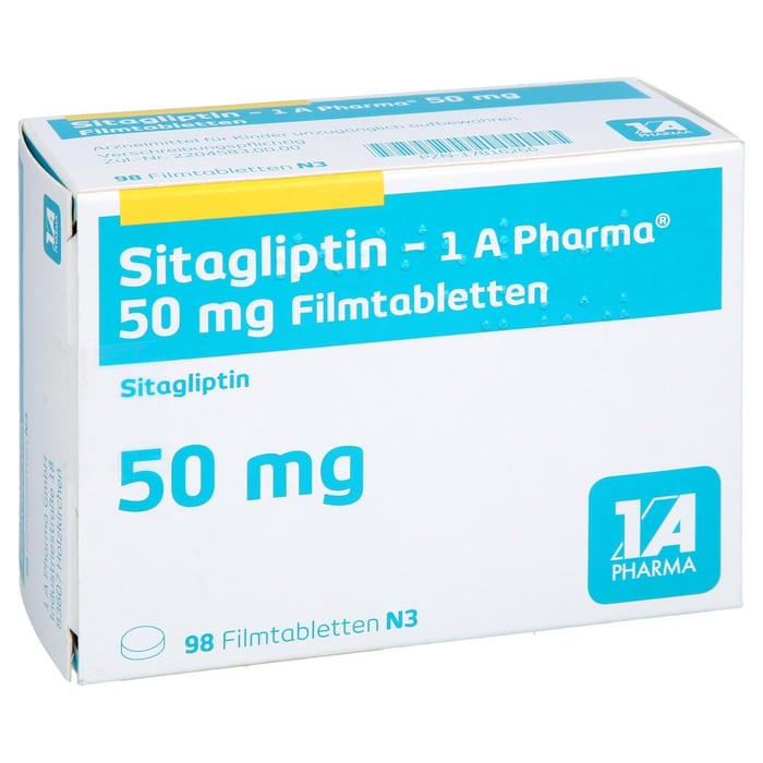 Sitagliptin - 1 A Pharma 50 mg Filmtabletten