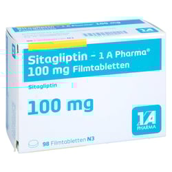 Sitagliptin - 1 A Pharma 100 mg Filmtabletten