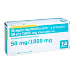 Sitagliptin/Metformin-1A Pharma 50 mg/1000 mg