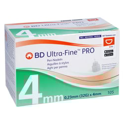 BD Ultra-fine Pro Pen-Nadeln 4 mm 32 G 0,23 mm Medi-Spezial